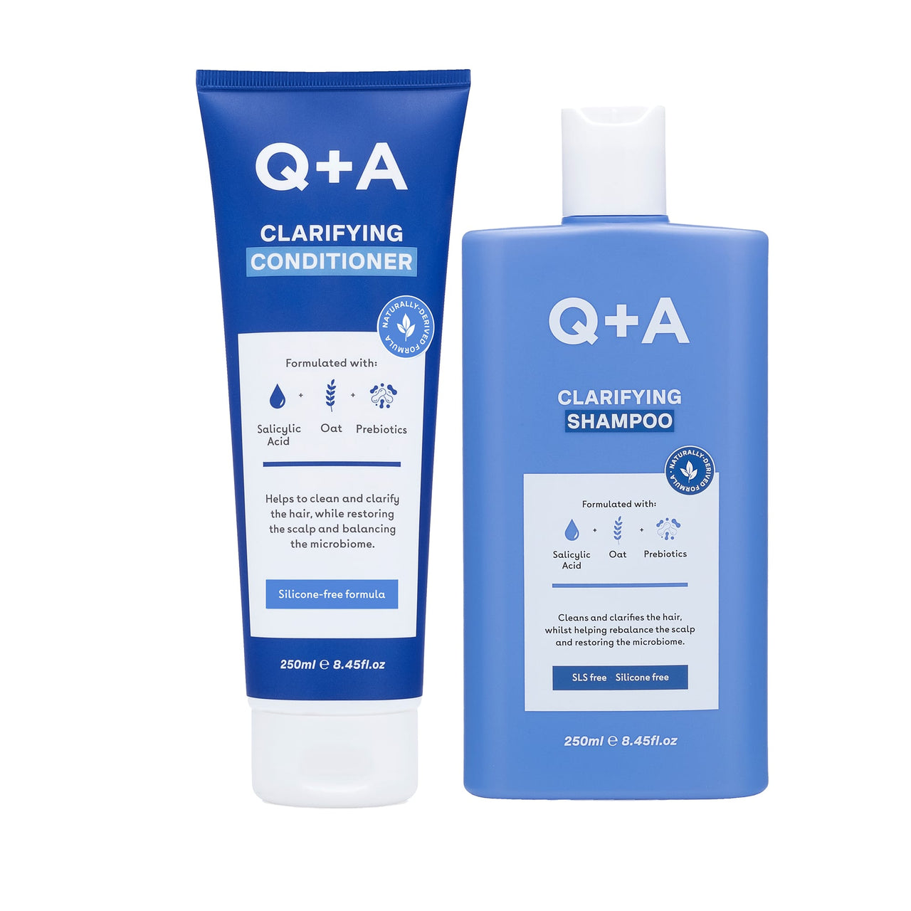Σαμπουάν Haircare Clarifying Duo Q+A Natural Skincare