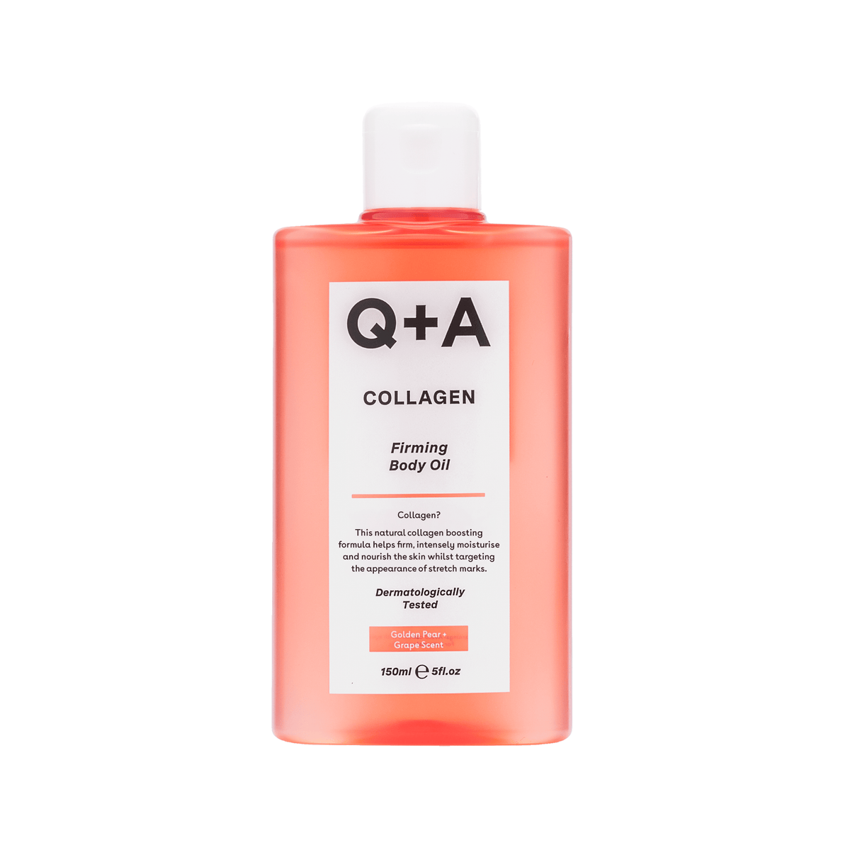 Έλαια σώματος Collagen Firming Body Oil - Λάδι Σώματος για Σύσφιξη & Ραγάδες 150ml Q+A Natural Skincare