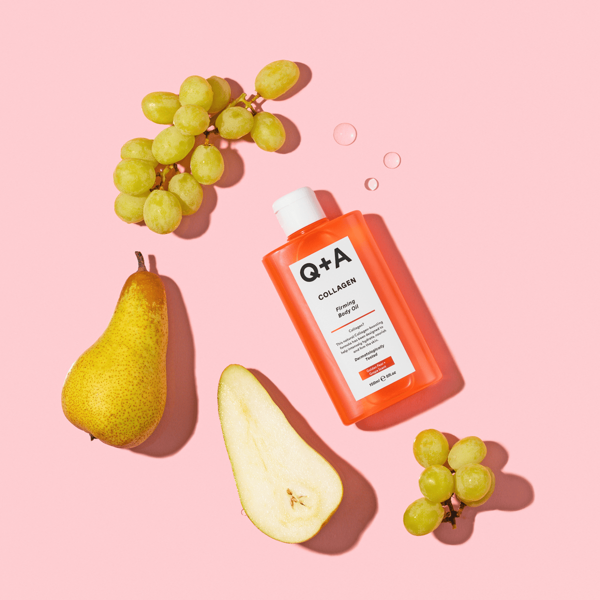 Έλαια σώματος Collagen Firming Body Oil - Λάδι Σώματος για Σύσφιξη & Ραγάδες 150ml Q+A Natural Skincare