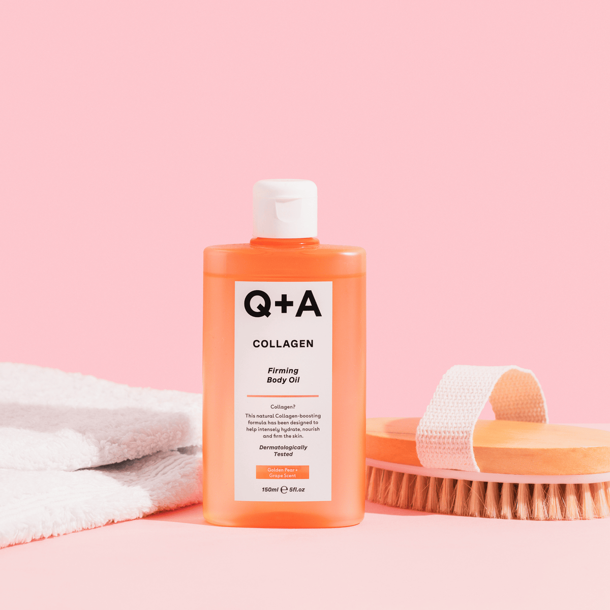 Έλαια σώματος Collagen Firming Body Oil - Λάδι Σώματος για Σύσφιξη & Ραγάδες 150ml Q+A Natural Skincare