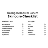 Serum - Οροί Ομορφιάς - Booster Collagen Booster Serum 15ml - Ορός Προσώπου με Κολλαγόνο Q+A Natural Skincare