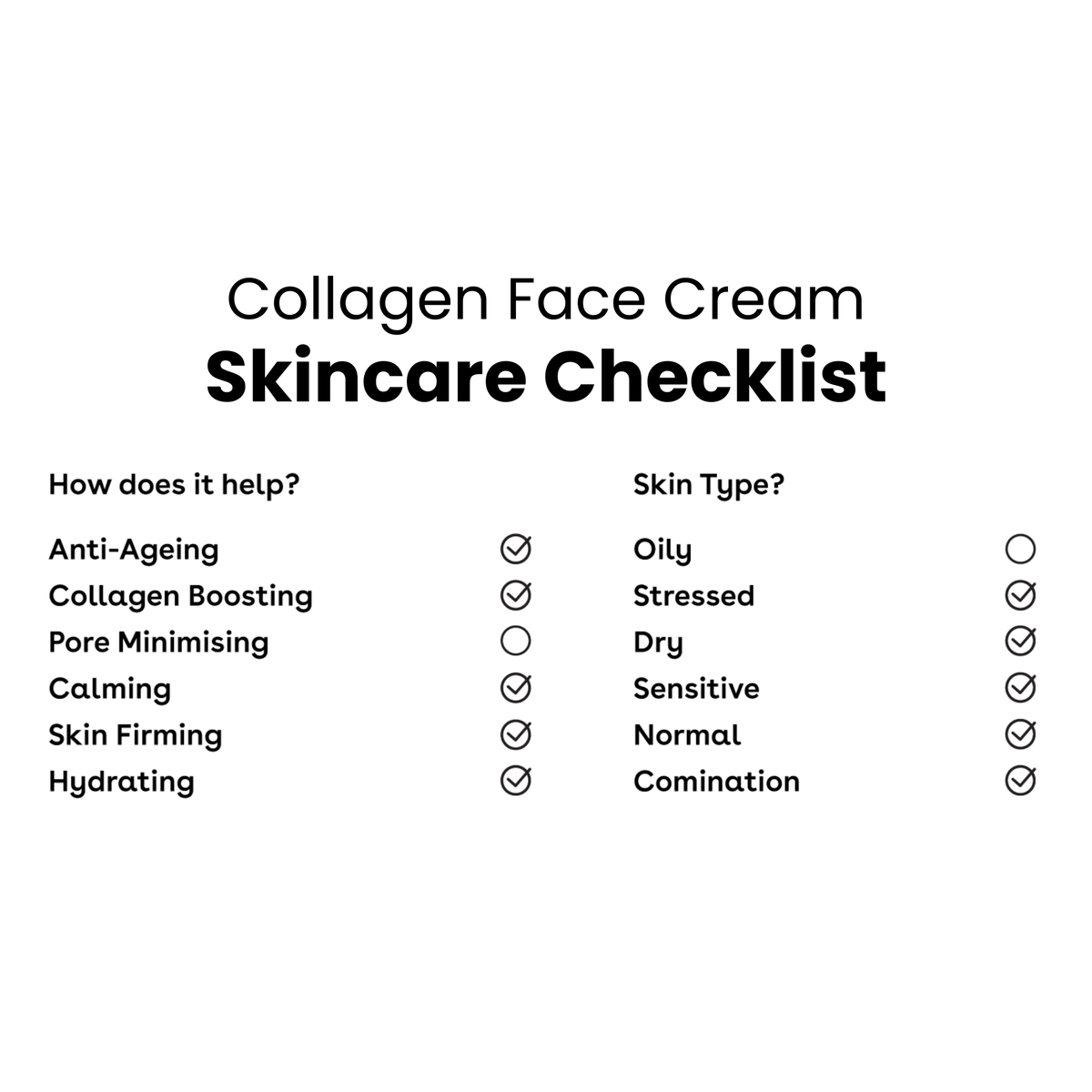 Κρέμες Προσώπου Collagen Face Cream 50g - Κρέμα Προσώπου με Κολλαγόνο Q+A Natural Skincare