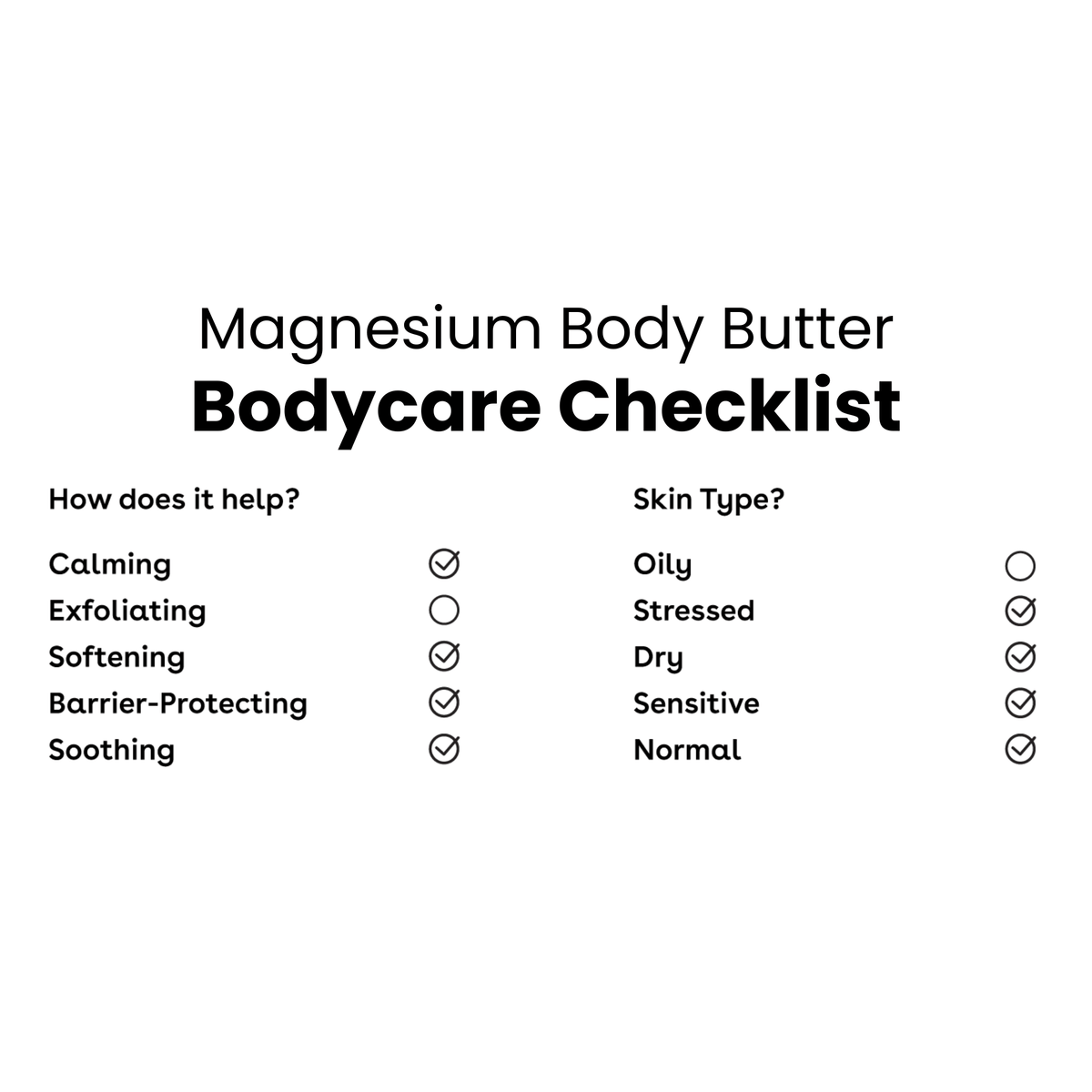 Ενυδάτωση Magnesium Body Butter 200ml - Βούτυρο Σώματος με Μαγνήσιο Q+A Natural Skincare