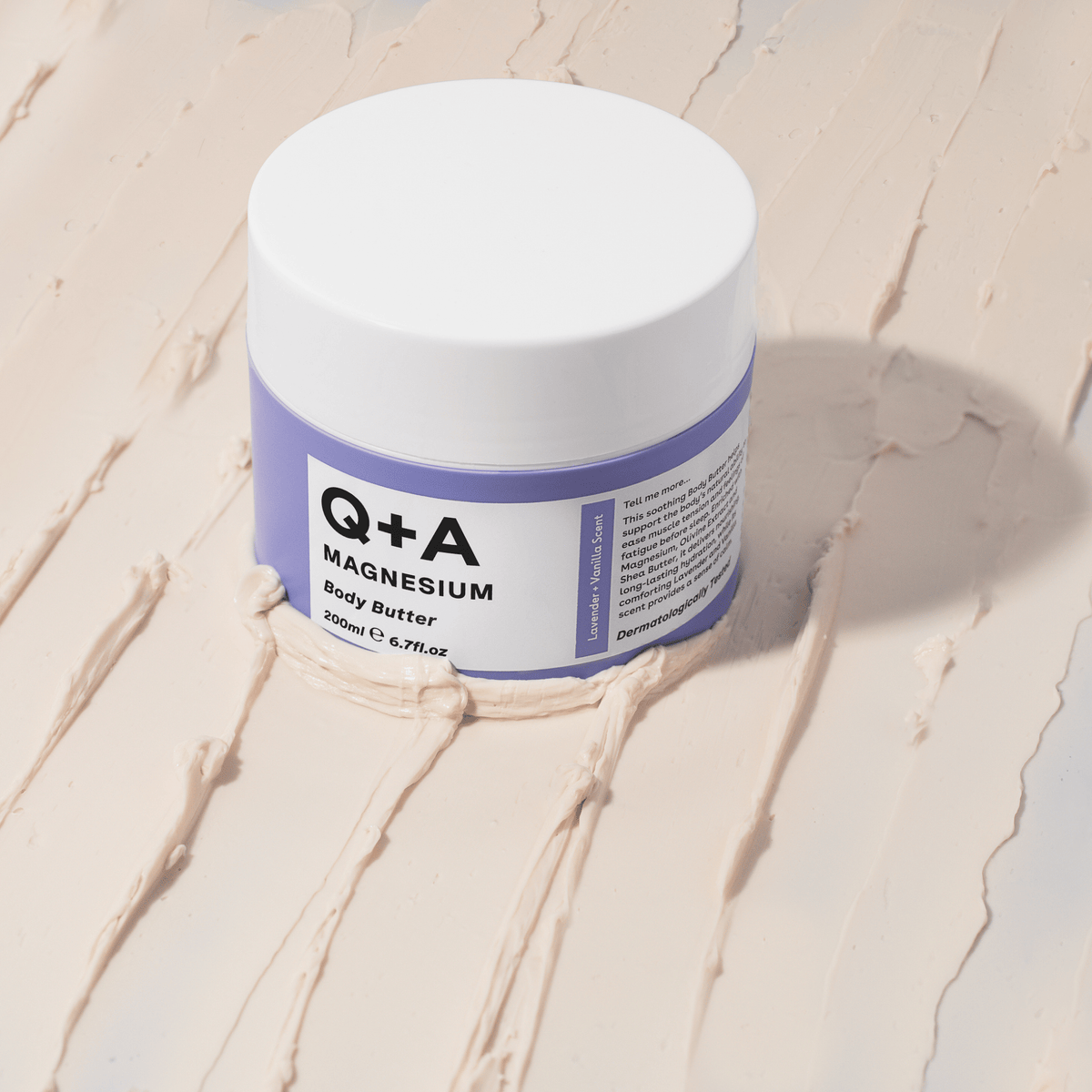 Ενυδάτωση Magnesium Body Butter 200ml - Βούτυρο Σώματος με Μαγνήσιο Q+A Natural Skincare
