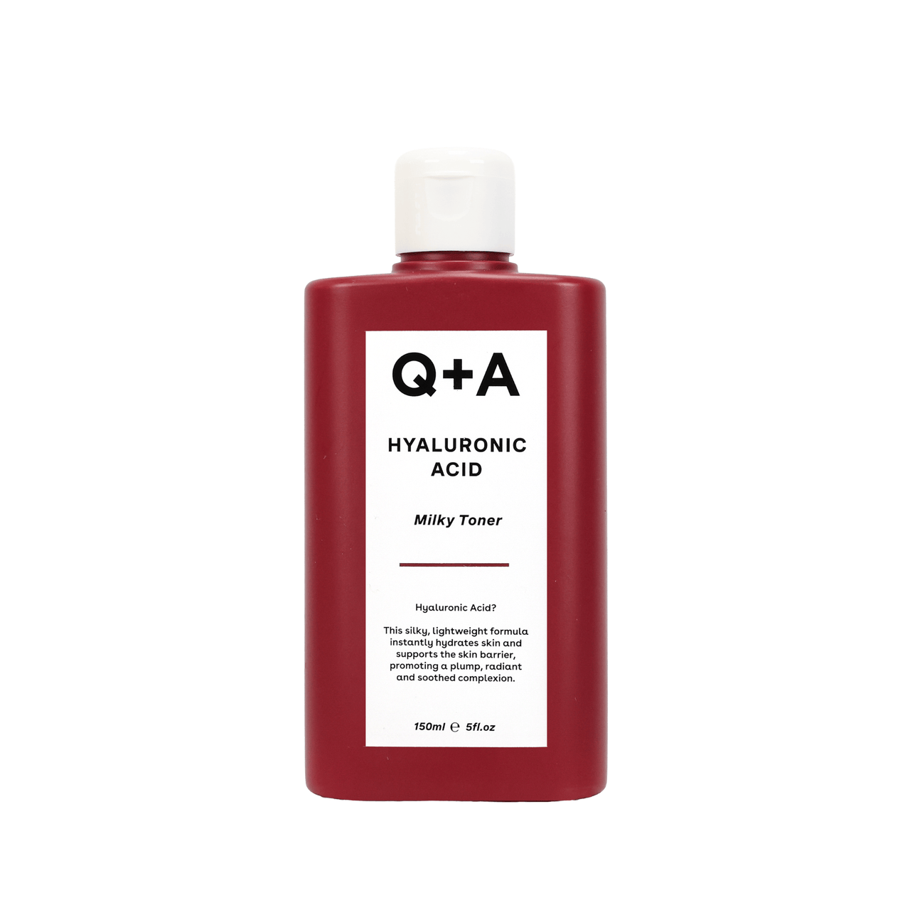 Ενυδάτωση Hyaluronic Acid Milky Toner 150ml - Γαλακτώδες Τόνερ με Υαλουρονικό Οξύ Q+A Natural Skincare