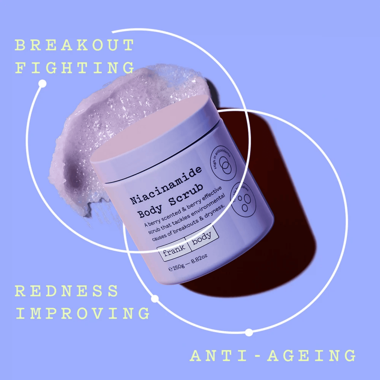 Niacinamide Body Scrub 250g - Απολεπιστικό Σώματος με Νιασιναμίδη Frank Body