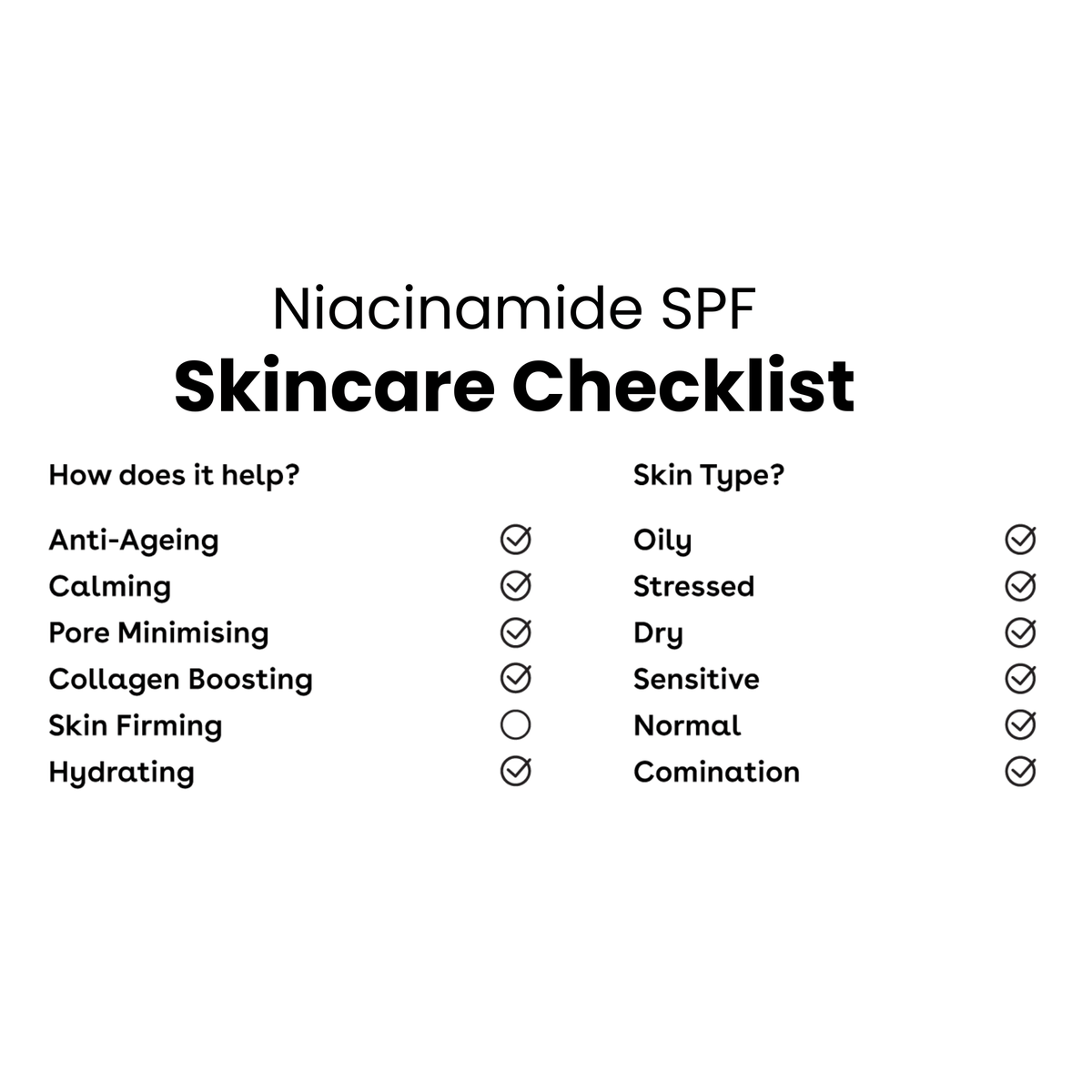 Αντηλιακά Niacinamide SPF50 Sunscreen - Αντηλιακό για Λιπαρές Επιδερμίδες Q+A Natural Skincare