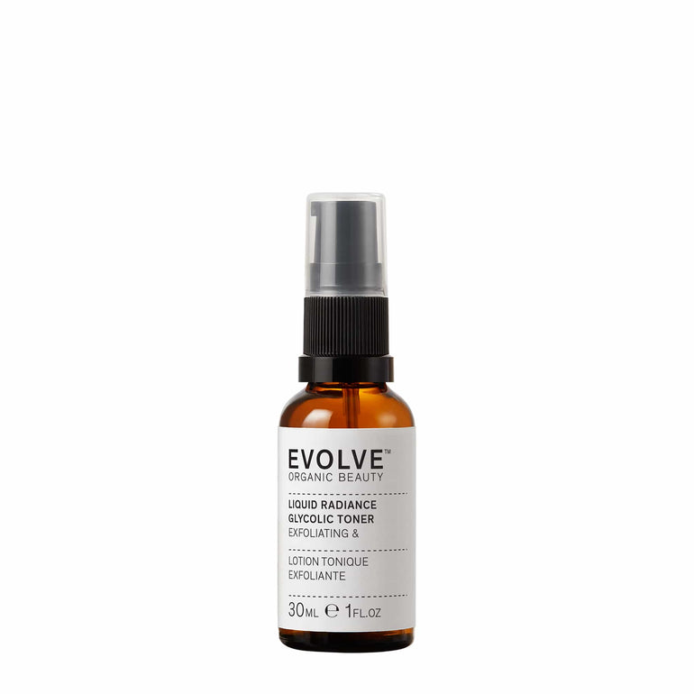 Τονωτική Λοσιόν AHA/BHA Liquid Radiance Glycolic Toner 30ml Evolve Organic Beauty