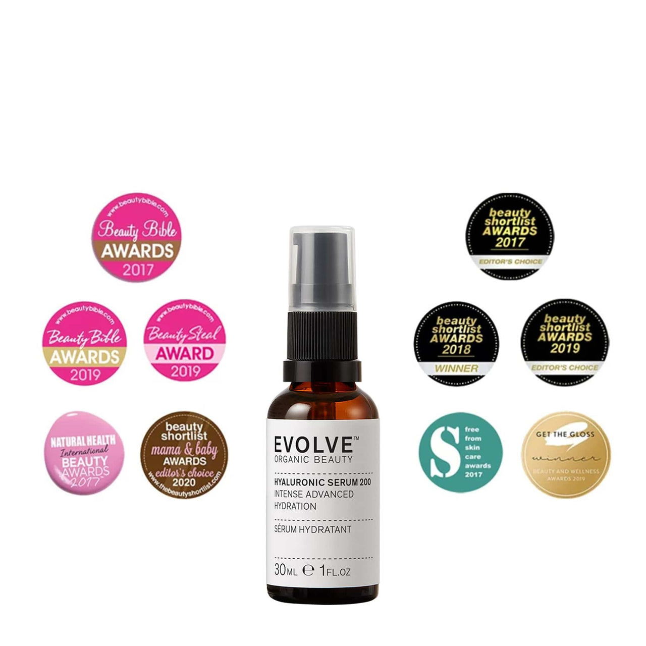 Serum - Οροί Ομορφιάς - Booster Hyaluronic Serum 200 30ml Evolve Organic Beauty