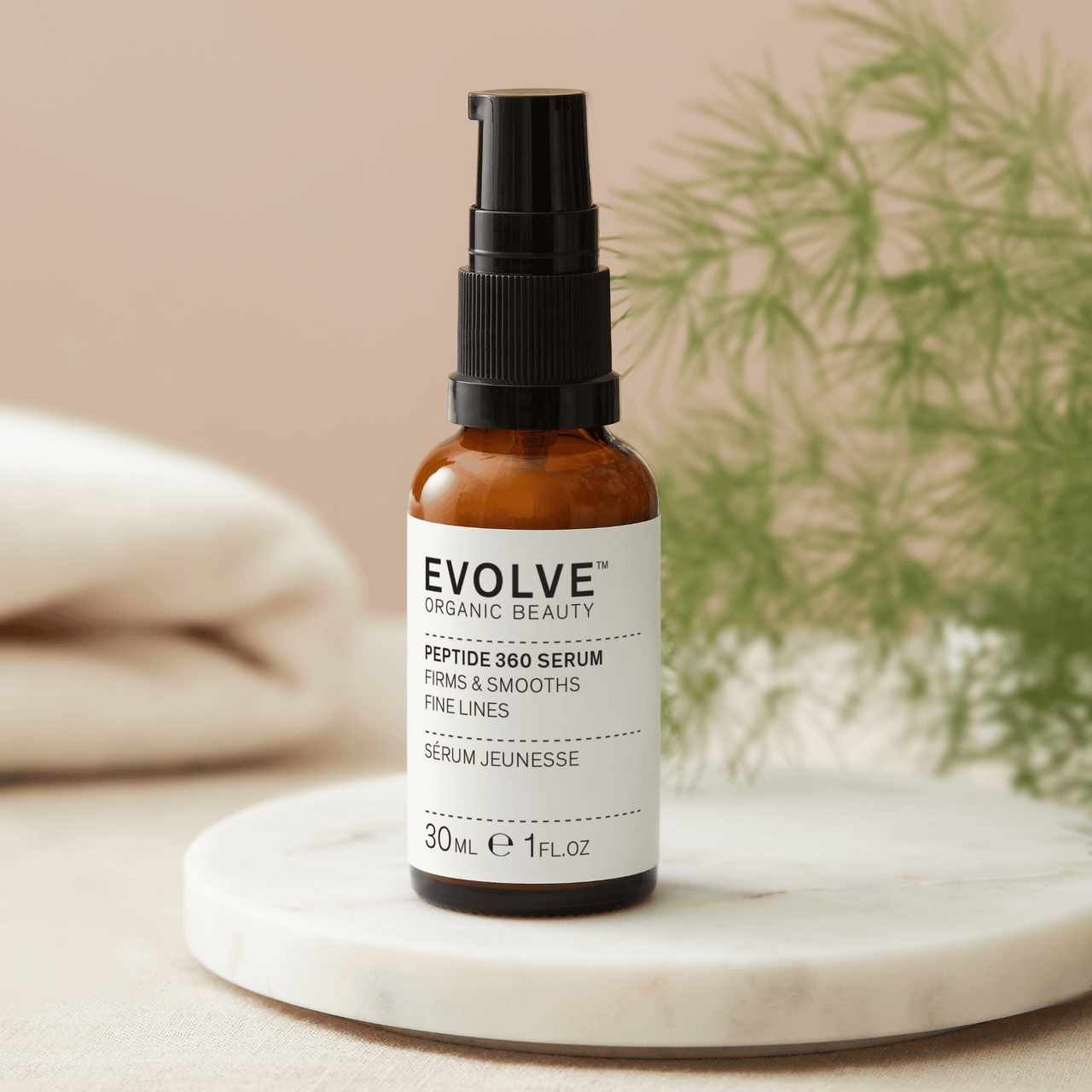 Serum - Οροί Ομορφιάς - Booster Peptide 360 Face Serum 30ml - Αντιγηραντικός Ορός με Πεπτίδια Evolve Organic Beauty