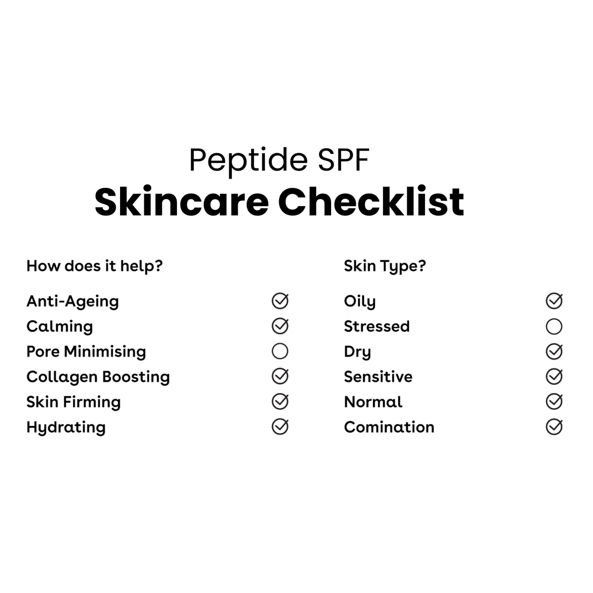 Αντηλιακά Peptide SPF50 Sunscreen - Αντηλιακό για Ώριμες Επιδερμίδες Q+A Natural Skincare