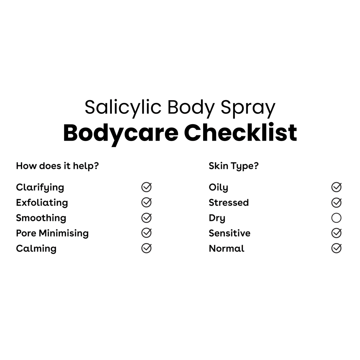 Ακμή - Σπυράκια Salicylic Acid Body Spray 150ml – Σπρέι Σώματος κατά των Ατελειών Q+A Natural Skincare