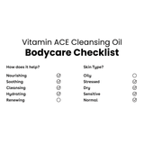 Έλαια σώματος Vitamin A.C.E Cleansing Shower Oil 250ml - Έλαιο Καθαρισμού Σώματος Q+A Natural Skincare