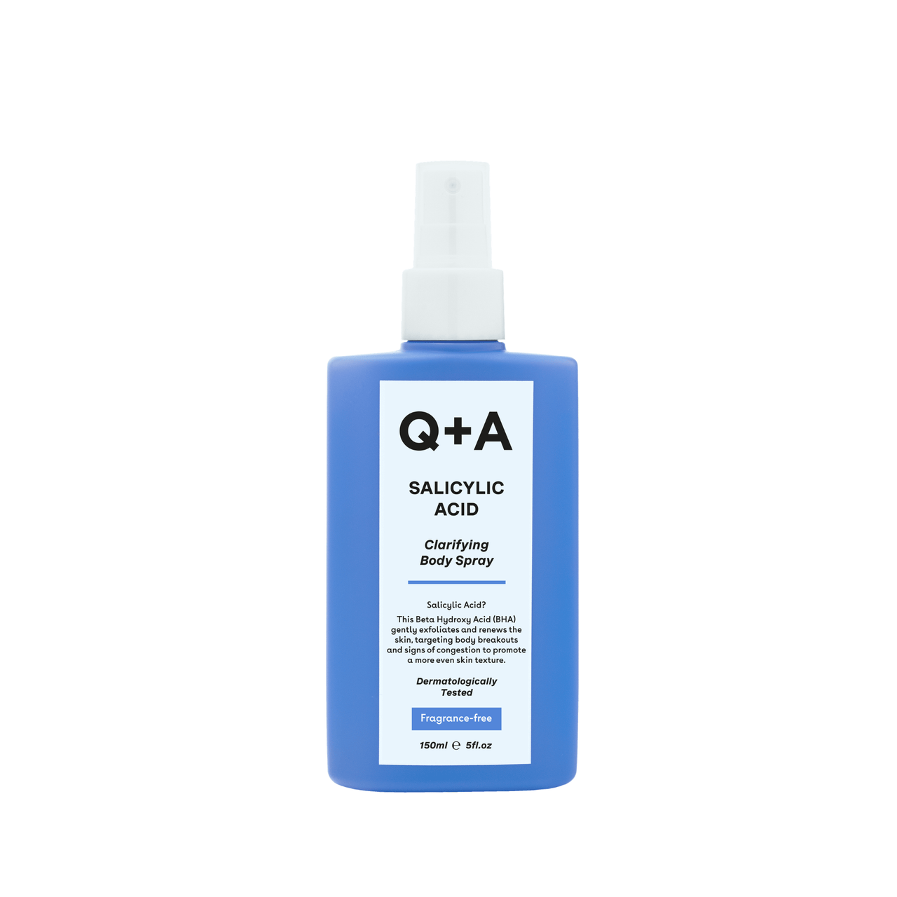 Ακμή - Σπυράκια Salicylic Acid Body Spray 150ml - Σπρέι Σώματος με Σαλικυλικό Οξύ Q+A Natural Skincare