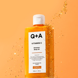 Έλαια σώματος Vitamin C Shimmer Body Oil 150ml – Ξηρό Λάδι Σώματος για Λάμψη Q+A Natural Skincare