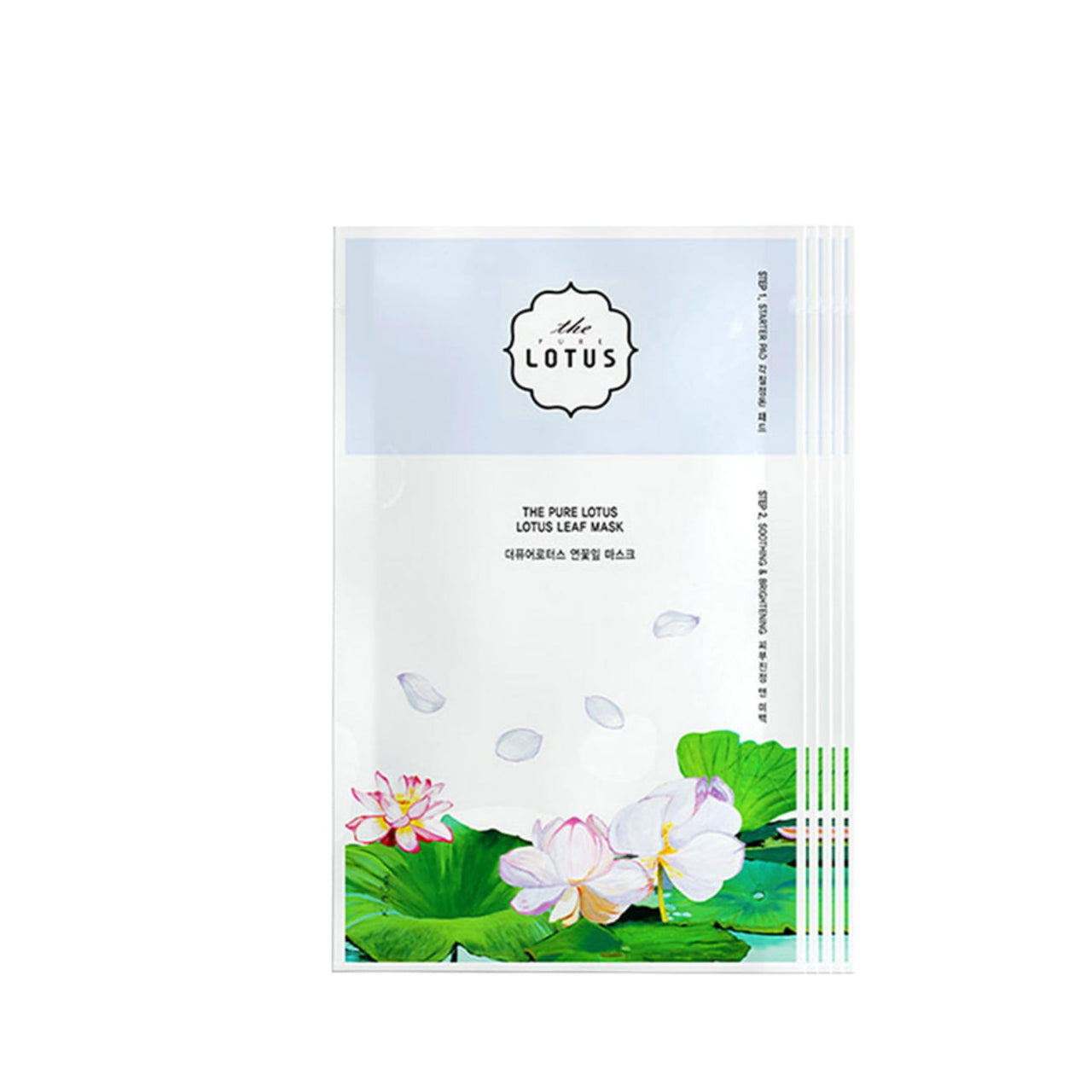 Μάσκες Προσώπου Soothing + Brightening Sheet Mask Set – 5 Tεμ. The Pure Lotus