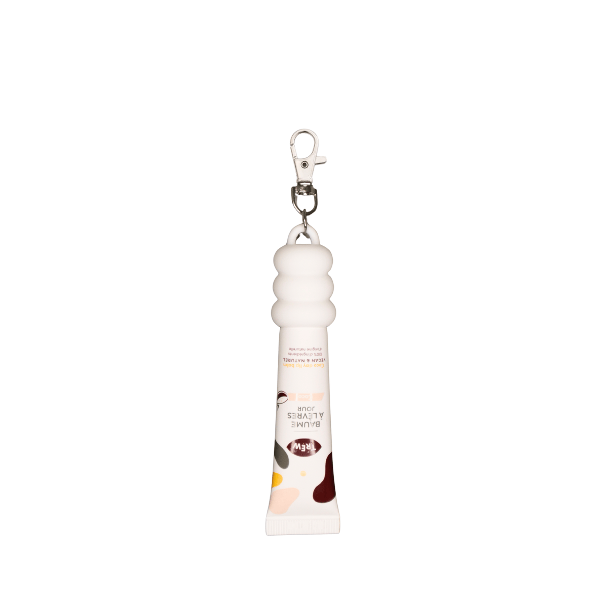 Lip Charm Keyring - White LuLuLa