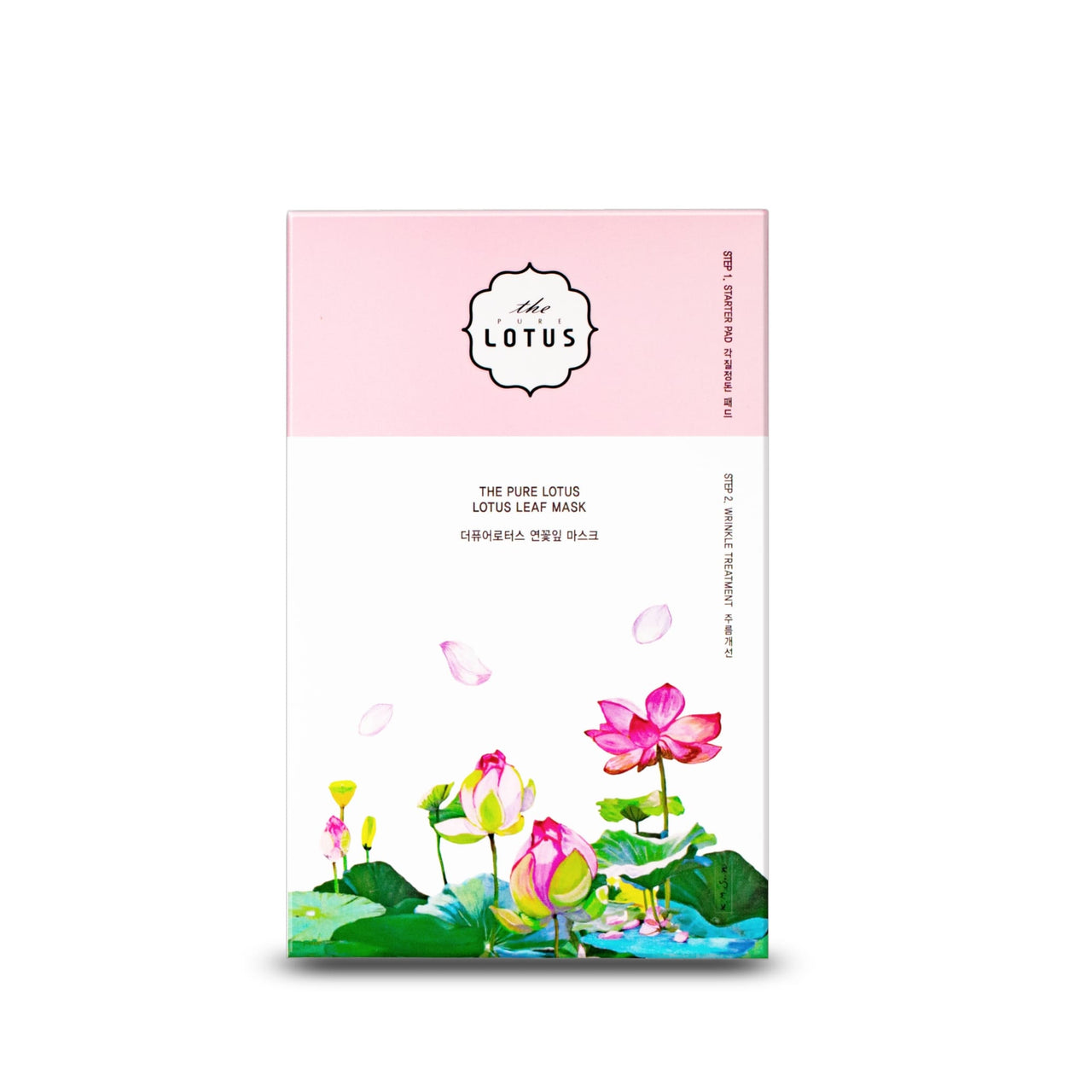 Μάσκες Προσώπου Lotus Leaf Moisturize + Wrinkle Treatment Sheet Mask Set – 5 τεμ. The Pure Lotus