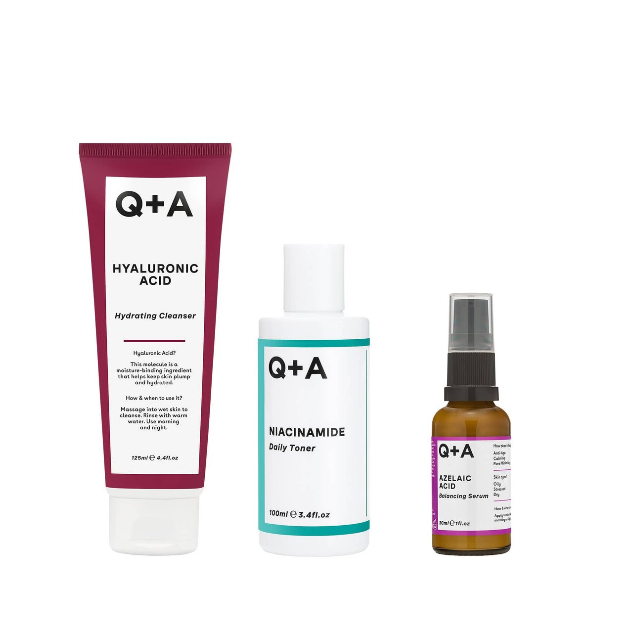Σετ Εξισορρόπησης - Balancing Skincare Bundle Q+A Natural Skincare