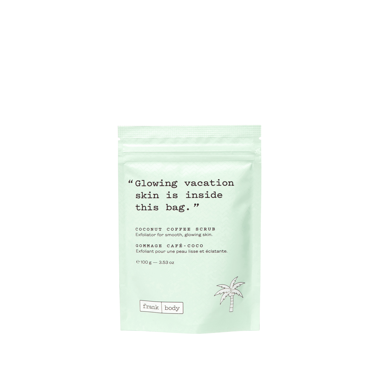 Coconut Coffee Scrub Travel Size 100g - Απολέπιση Σώματος με Καφέ & Καρύδα Frank Body