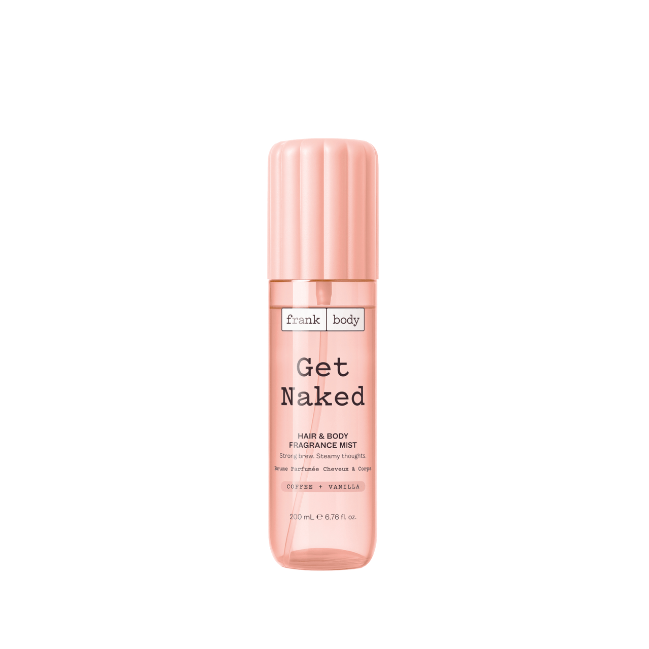 Get Naked Hair & Body Fragrance Mist 200ml - Άρωμα Καφέ & Βανίλια Frank Body