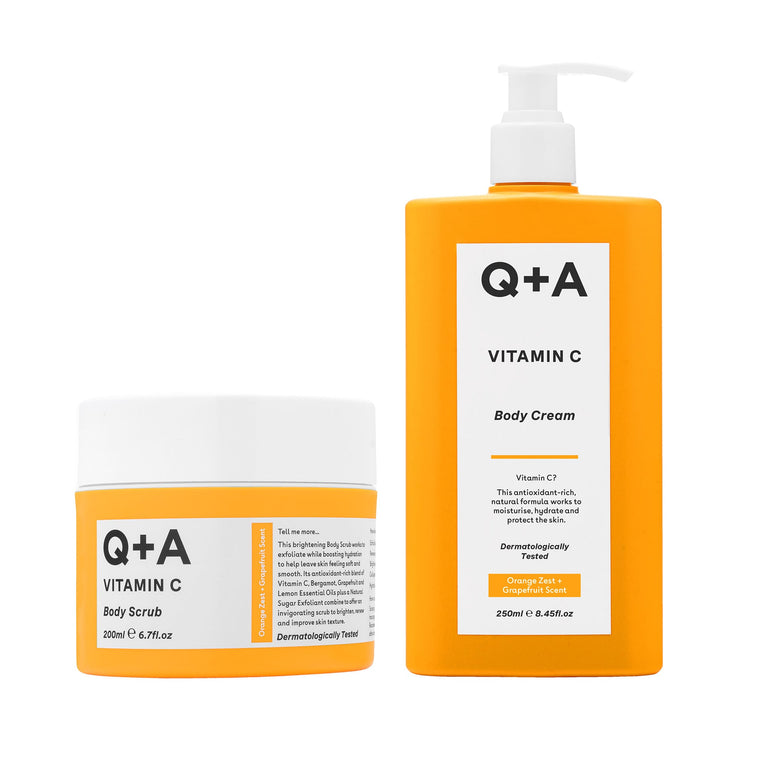 Απολέπιση Σώματος Glow Getter Duo Q+A Natural Skincare
