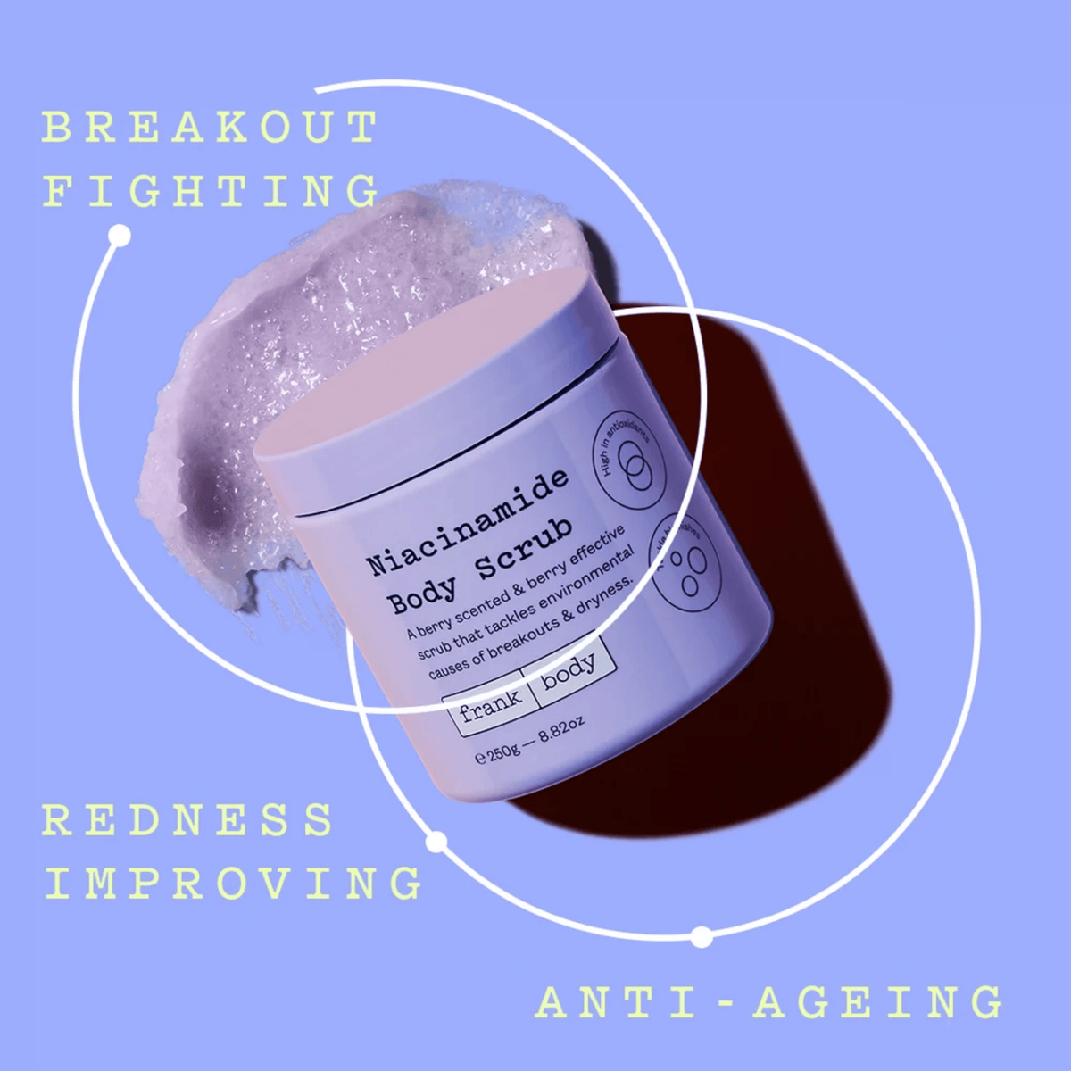 Niacinamide Body Scrub 250g - Απολεπιστικό Σώματος με Νιασιναμίδη Frank Body