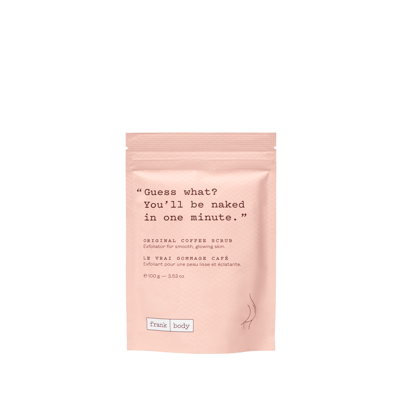 Original Coffee Scrub Travel Size 100g - Απολέπιση Σώματος με Καφέ Frank Body
