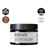 Κρέμες Προσώπου Daily Renew Facial Cream  30ml - Travel Size Evolve Organic Beauty