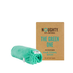 Green Microfibre Hair Towel