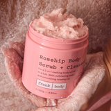 Απολέπιση Σώματος Rosehip Body Scrub + Cleanser 250g - Καθαριστικό και Απολεπιστικό με Rosehip Frank Body