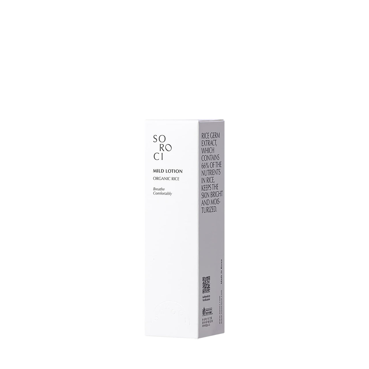 Κρέμες Προσώπου Mild Organic Rice Lotion 80ml SOROCI