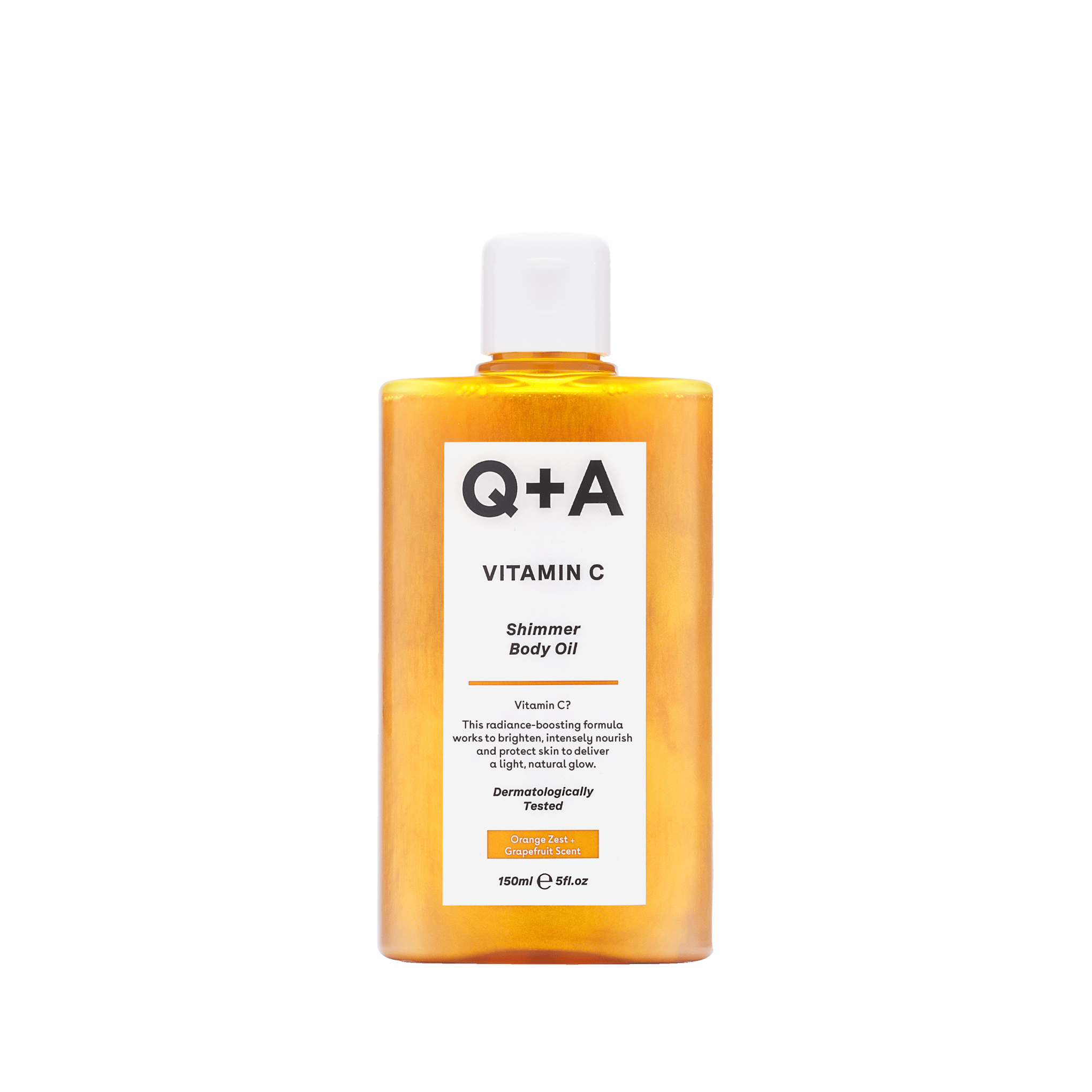 Vitamin C Shimmer Body Oil 150ml – Λάδι Σώματος Λάμψης Q+A Skincare