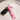 Lip Charm Keyring - Pink