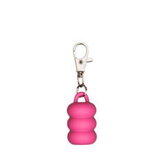 Lip Charm Keyring - Rose Red