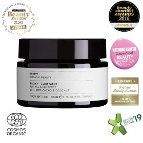 Radiant Glow Mask 30ml - Evolve Organic Beauty