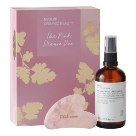 Evolve Pink Dream Duo - Gift Set Cleansing Oil & Rose Quartz Gua Sha