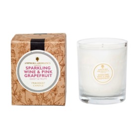 Natural Candle Sparkling Wine Pink Grapefruit