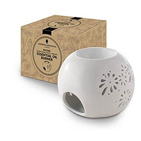 Ceramic Fragrancer - Oil Burner Flower Round