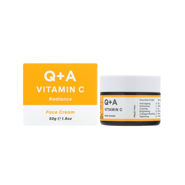 Q+A Vitamin C Radiance Face Cream – Κρέμα Προσώπου Λάμψης με Βιταμίνη C 50g