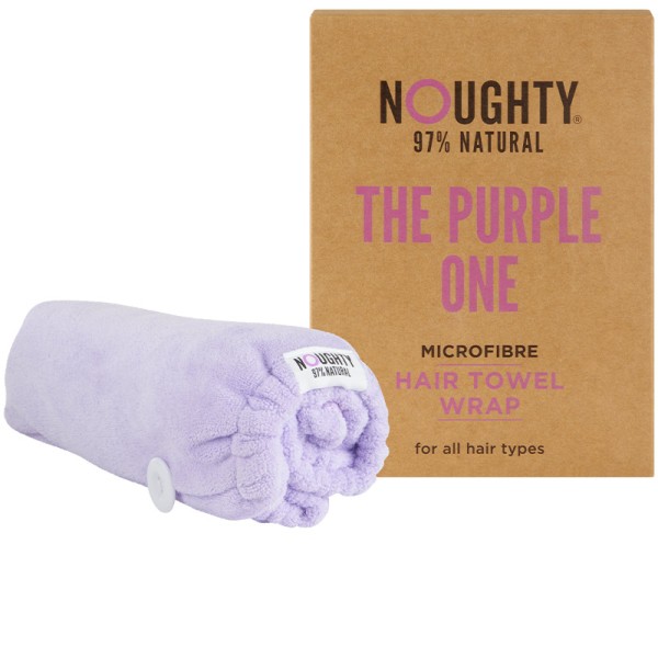 Purple Microfibre Hair Towel - Noughty Haircare