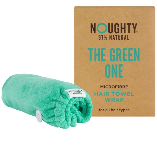 Green Microfibre Hair Towel Noughty Haircare