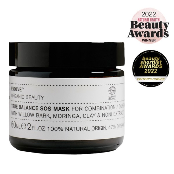 True Balance SOS Mask 60ml - Μάσκα για Βαθύ Καθαρισμό με Άργιλο και Σαλικυλικό Οξύ