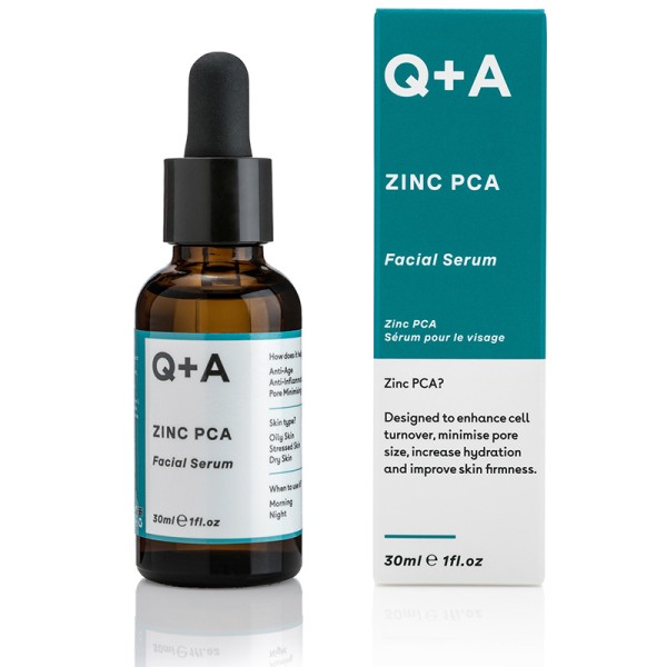 Q+A Skincare Zinc PCA Facial Serum 30ml