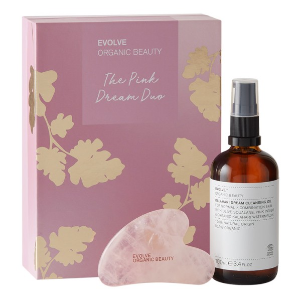 Evolve Beauty - The Pink Dream Duo with Rose Quartz Gua Sha