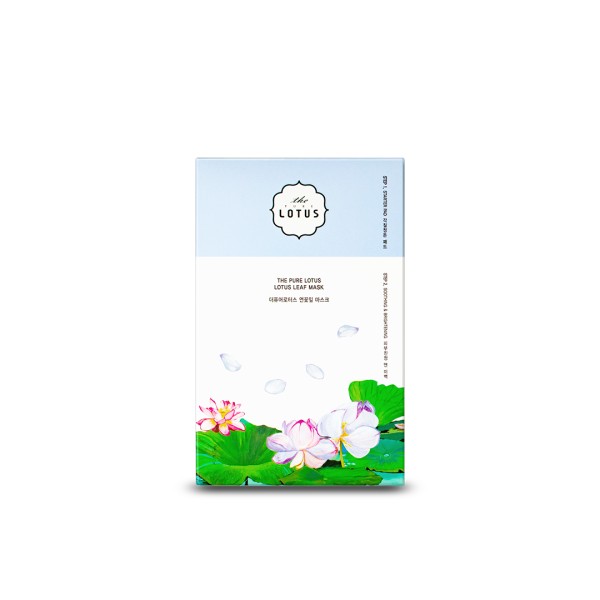 Τhe Pure Lotus Leaf Sheet Mask for Soothing & Brightening – 5 pcs