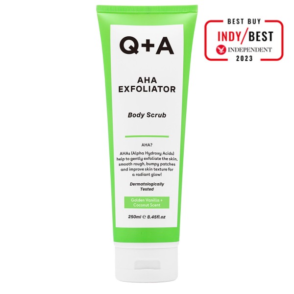 AHA Exfoliator Body Scrub 250ml Q+A