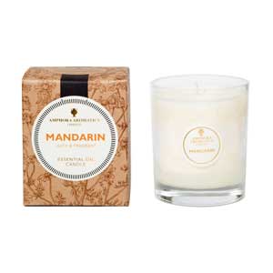 Φυσικό Αρωματικό Κερί  Μανταρίνι - Natural Candle Mandarin